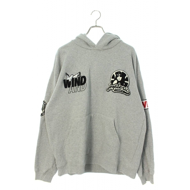 トップスウィンダンシー ×ヒステリックグラマー/HYSTERIC GLAMOUR 20AW WDS-HYS-2-02 ワッペンプルオーバーパーカー メンズ XL