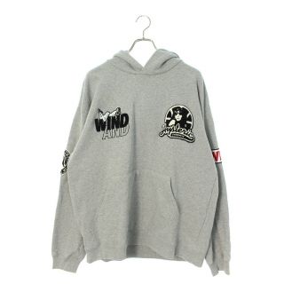 ウィンダンシー ×ヒステリックグラマー/HYSTERIC GLAMOUR 20AW WDS-HYS-2-02 ワッペンプルオーバーパーカー メンズ XL