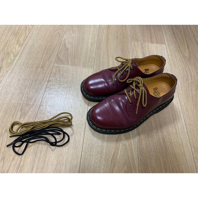 Dr.Martens ドクターマーチン ☆ 1461 3ホール ワイン UK7 - ブーツ