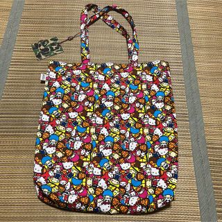 アベイシングエイプ(A BATHING APE)のAPE BAPE KAWS SANRIO トートバッグ　キティー　マイメロ(トートバッグ)