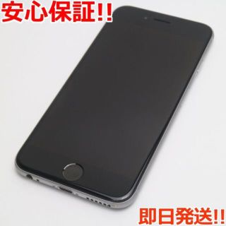 アイフォーン(iPhone)の美品 au iPhone6 16GB スペースグレイ (スマートフォン本体)