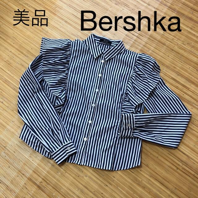 Bershka(ベルシュカ)の美品【Bershka】長袖ブラウスMサイズ レディースのトップス(シャツ/ブラウス(長袖/七分))の商品写真