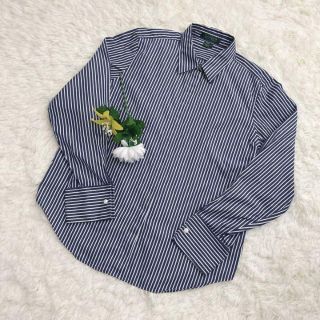 ラルフローレン(Ralph Lauren)のLAUREN RALPH LAUREN ストライプシャツ L ダブルカフス 比翼(シャツ/ブラウス(長袖/七分))