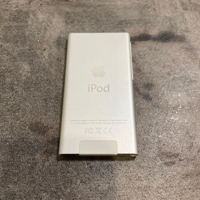 iPod(アイポッド)の87150T iPod nano7世代　16GB silver 中古品 スマホ/家電/カメラのオーディオ機器(ポータブルプレーヤー)の商品写真