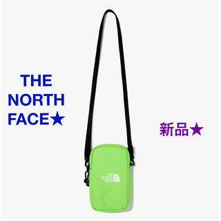 THE NORTH FACE - ノースフェイス 新品 ショルダーバッグ ミニショルダー 黄緑 スマホポーチ 韓国