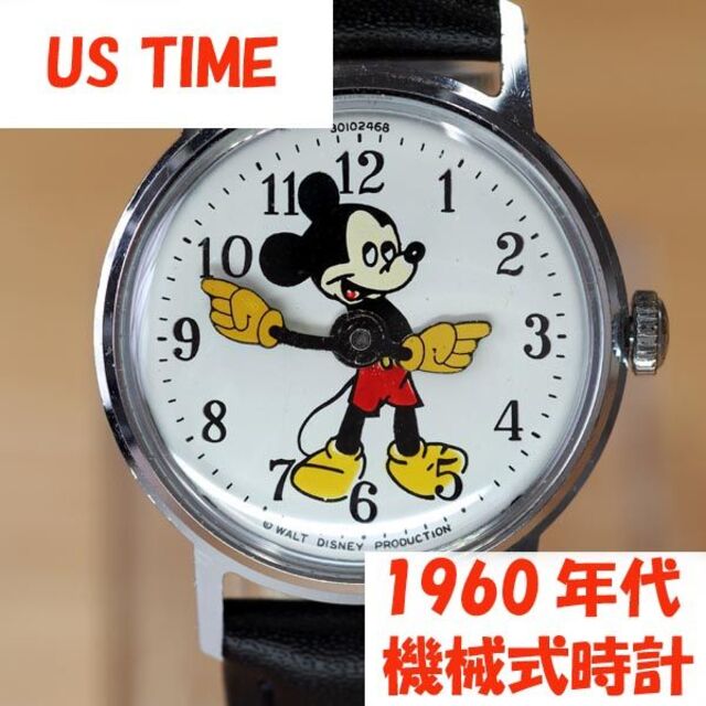 腕時計メンズ【希少】ミッキーマウスMickey Mouse稼働タイメックス手巻き