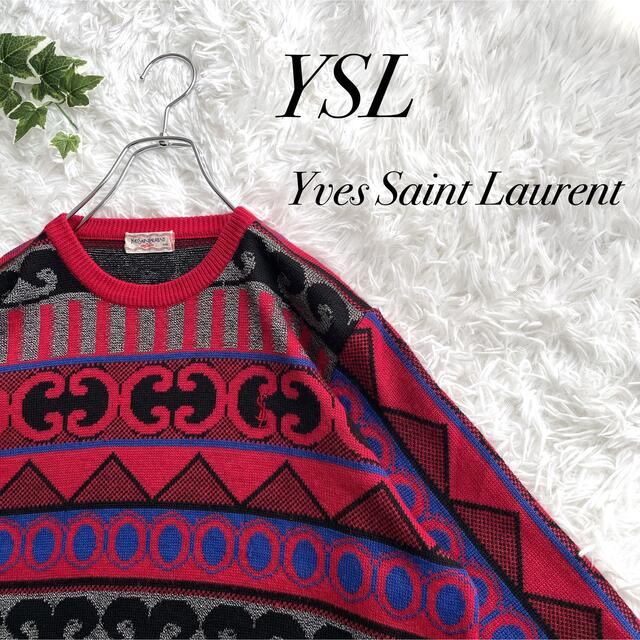 Yves Saint Laurent イヴサンローラン ニット 半袖サマーニット-