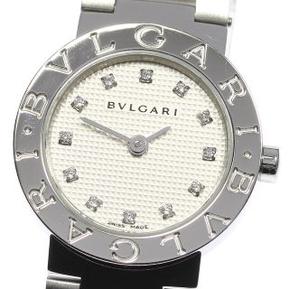 ブルガリ(BVLGARI)の☆良品【BVLGARI】ブルガリ ブルガリブルガリ 12Pダイヤ BB23SS クォーツ レディース_709087(腕時計)