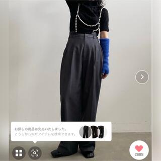 アメリヴィンテージ(Ameri VINTAGE)のAMERI DROP PEARL SUSPENDER PANTSブラックM新品(サロペット/オーバーオール)