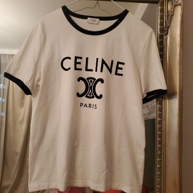 いのかた⒤ celine - CELINE トリオンフ”プリント Tシャツ コットン