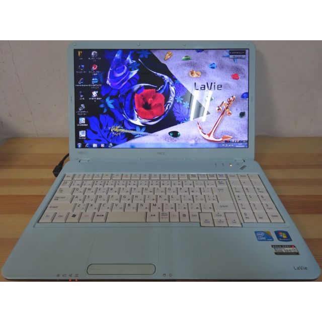 NEC ノートパソコン PC-LS350AS6L/中古特価美品