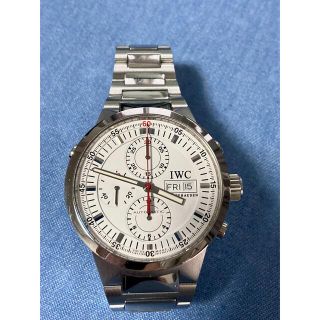 インターナショナルウォッチカンパニー(IWC)のIWC IW371523 ラトラパンテ スプリットセコンド 白文字盤 生産終了品(腕時計(アナログ))