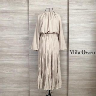 ミラオーウェン(Mila Owen)のMila Owen ミラオーウェン　ワッシャープリーツマチスカートセットアップ(セット/コーデ)