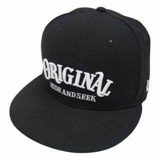 テンダーロイン(TENDERLOIN)のTENDERLOIN テンダーロイン 帽子 × HIDE AND SEEK ハイドアンドシーク NEWERA CAP ニューエラ キャップ ブラック系【中古】(キャップ)