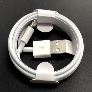 アイフォーン(iPhone)の◆iPhone純正・付属品◆ 純正lightningケーブル　約1m 動作確認済(バッテリー/充電器)