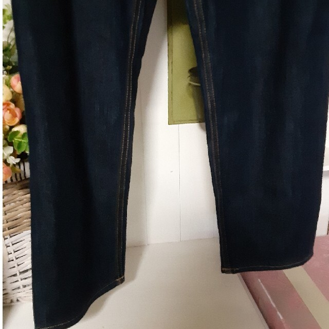 tsukuru &Lin 新疆綿やわらかデニムパンツ新品 ネイビー サイズL