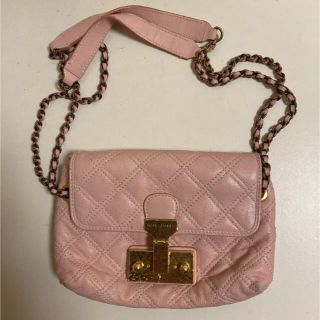 マークジェイコブス(MARC JACOBS)のMARC JACOBS キルティングチェーンレザーハンドバッグ(ハンドバッグ)