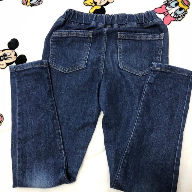 GU(ジーユー)のジーユー　デニムパンツ キッズ/ベビー/マタニティのキッズ服男の子用(90cm~)(パンツ/スパッツ)の商品写真