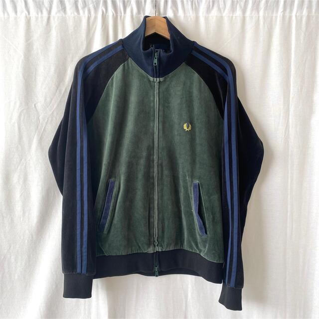 フレッドペリー FRED PERRY トラックジャケット ジャージ ベロア 希少