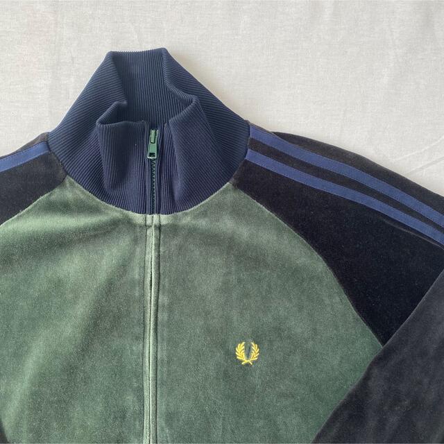 FRED PERRY(フレッドペリー)のフレッドペリー FRED PERRY トラックジャケット ジャージ ベロア 希少 メンズのトップス(ジャージ)の商品写真