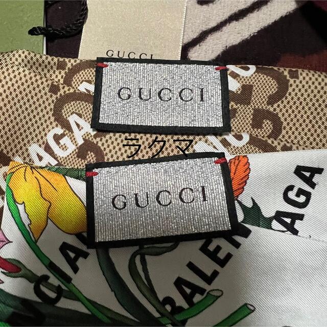 GUCCI バレンシアガ コラボ ネックボウ スカーフ バッグ GUCCI バレンシアガ コラボ ネックボウ スカーフ バッグ