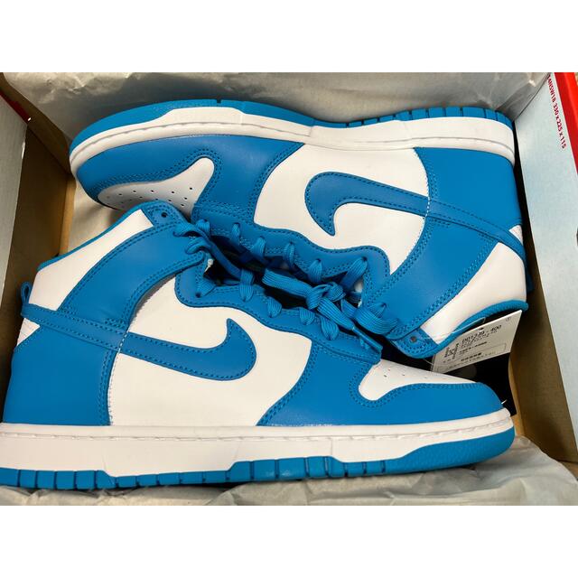 サントスピンク Nike Dunk High Championship Blue 27.5cm - 通販 ...