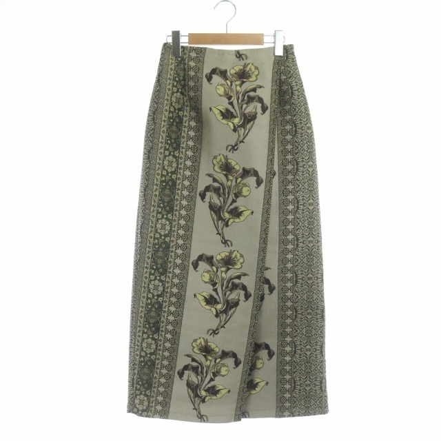 アメリヴィンテージ  IMANE JACQUARD WRAP SKIRT