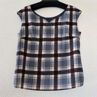 プロポーションボディドレッシング(PROPORTION BODY DRESSING)の【新品】プロポーション　チェックブラウス(シャツ/ブラウス(半袖/袖なし))