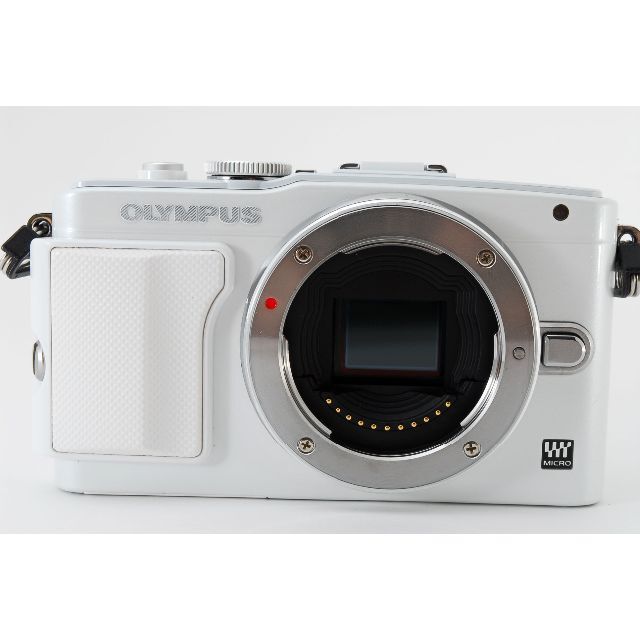 OLYMPUS(オリンパス)の【美品】オリンパス OLYMPUS PEN Lite E-PL6 ボディ スマホ/家電/カメラのカメラ(デジタル一眼)の商品写真