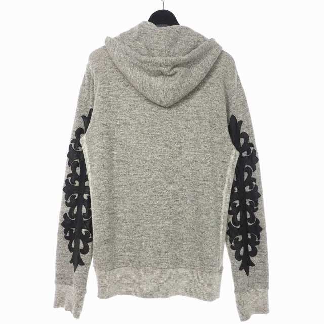 経典ブランド Chrome Hearts グレー M パーカー ジップアップ ダガー 経典ブランド Chrome Hearts グレー M パーカー ジップアップ ダガー