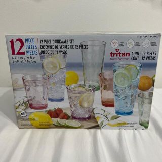 コストコ(コストコ)のコストコ　tritan 6色×2 コップ　カップ(グラス/カップ)