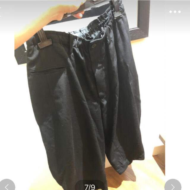 Yohji Yamamoto(ヨウジヤマモト)の2022 コマ型パンツ　シワギャバ メンズのパンツ(その他)の商品写真