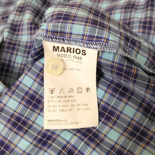 MARIOS(マリオス)のMARIOS メンズ シャツ サイズL メンズのトップス(シャツ)の商品写真