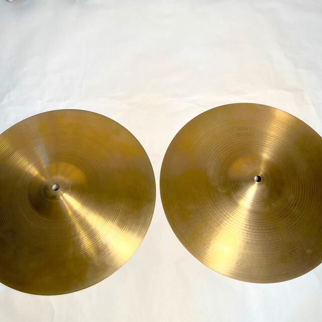70年代 A Zildjian NEW BEAT HIHAT 14インチ ワンピなど最旬ア! 8615