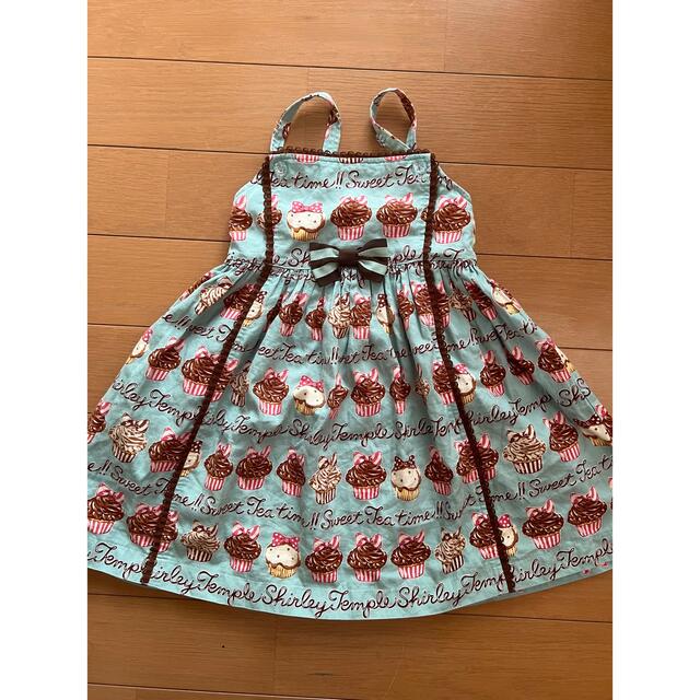 キッズ服女の子用(90cm~)シャーリーテンプル　カップケーキワンピース120センチ