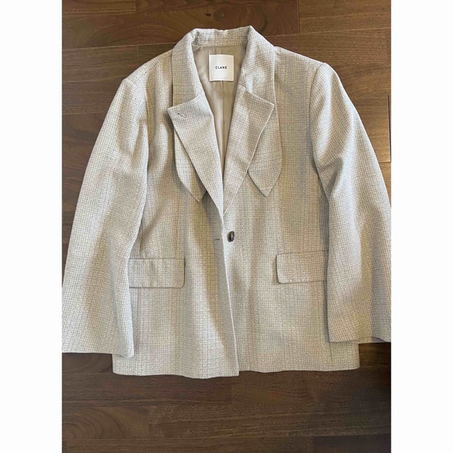 CLANE(クラネ)の日曜日までの出品　CLANE BOW TIE ARRANGE JACKET レディースのジャケット/アウター(テーラードジャケット)の商品写真