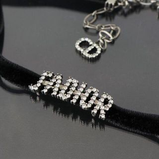 ディオール(Christian Dior) チョーカー アクセサリー(ホワイト/白色