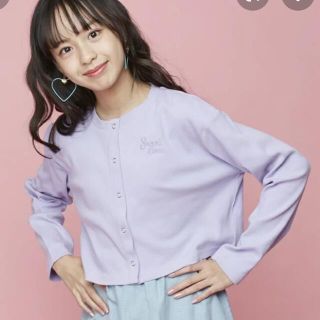 ジェニィ(JENNI)の150cm  ジェニィラブ　女の子ショート丈カーディガン　新品(カーディガン)