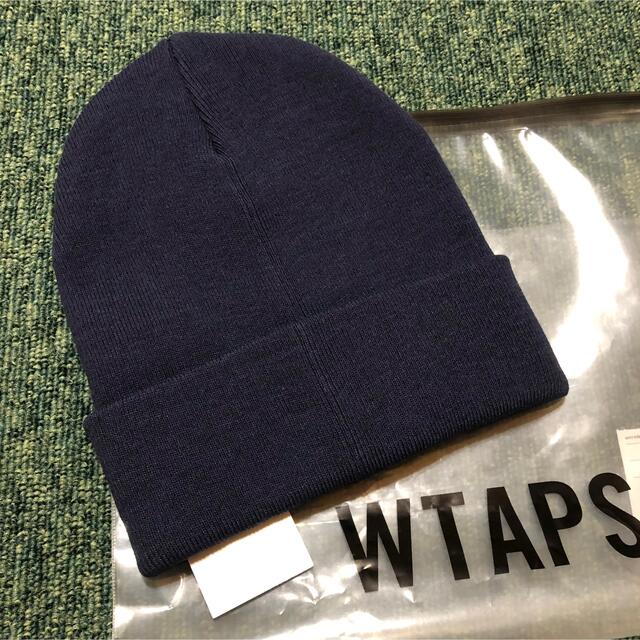 W)taps(ダブルタップス)の新品未使用 WTAPS ダブルタップスBEANIE /ビーニー 01 インディゴ メンズの帽子(ニット帽/ビーニー)の商品写真