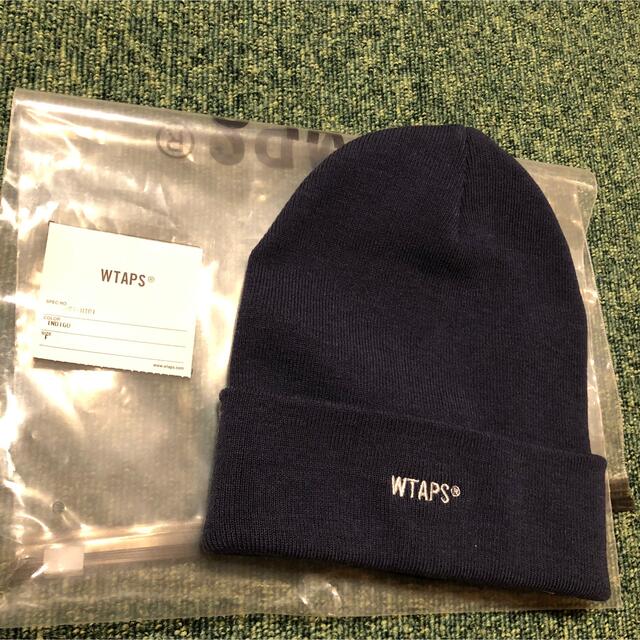 W)taps(ダブルタップス)の新品未使用 WTAPS ダブルタップスBEANIE /ビーニー 01 インディゴ メンズの帽子(ニット帽/ビーニー)の商品写真