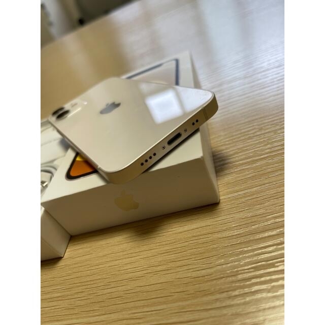 新素材新作 12 iPhone - iPhone mini ホワイト 64GB スマートフォン