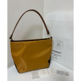 ラシット(Russet)の【未使用美品】russet ラシット　ちょこっとショルダーバッグ　キャメル(ショルダーバッグ)