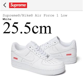 シュプリーム(Supreme)の25.5cm NIKE SUPREME Air Force 1  white(スニーカー)