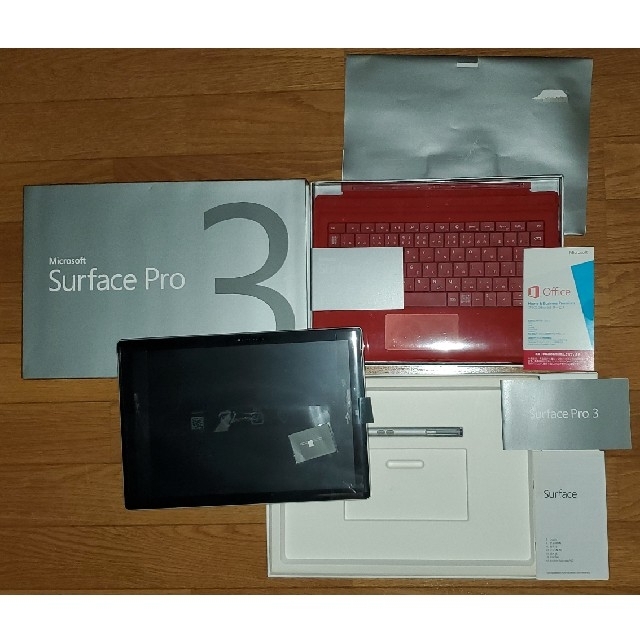 Microsoft(マイクロソフト)のsurface pro3 WinPro10/Core I7/8GB/256GB スマホ/家電/カメラのPC/タブレット(タブレット)の商品写真