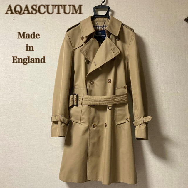 人気沸騰ブラドン AQUA SCUTUM - 英国製アクアスキュータム トレンチ