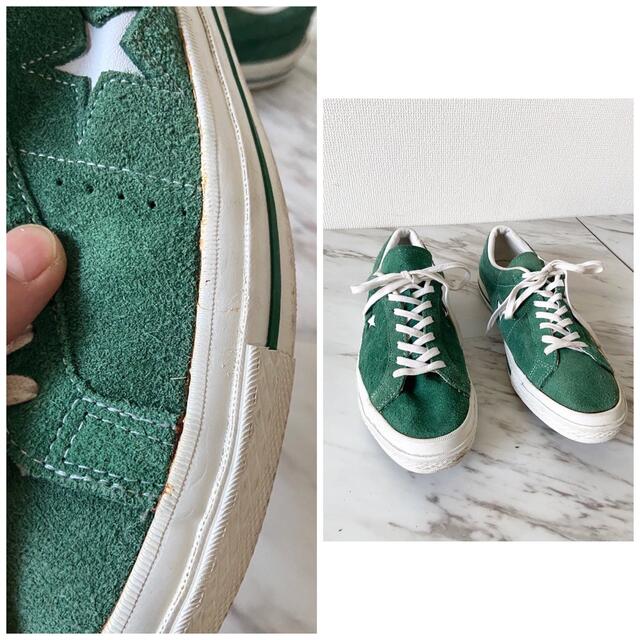 2010's converse 1974復刻モデル 緑 ワンスター スニーカー