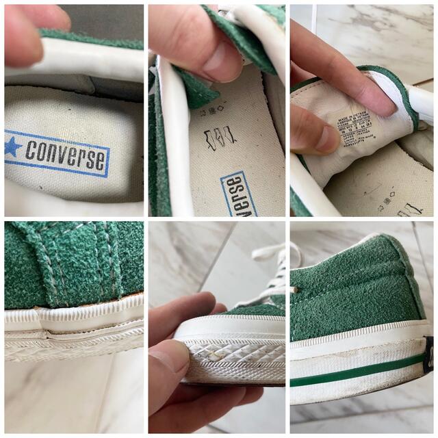 2010's converse 1974復刻モデル 緑 ワンスター スニーカー