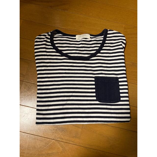 BACK NUMBER(バックナンバー)のメンズ　ボーダーTシャツ　バックナンバー　S メンズのトップス(Tシャツ/カットソー(半袖/袖なし))の商品写真