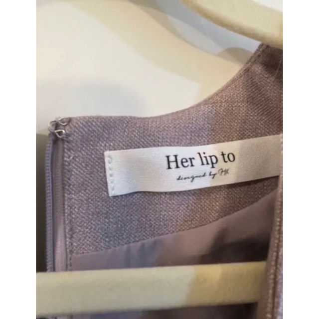 Her lip to(ハーリップトゥ)のherlipto Lace Motif Twill Long Dress  レディースのワンピース(ロングワンピース/マキシワンピース)の商品写真