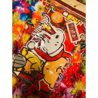 スヌーピー(SNOOPY)のユニバ USJ クリスマス　スヌーピー　フェイスタオル 新品　(タオル)